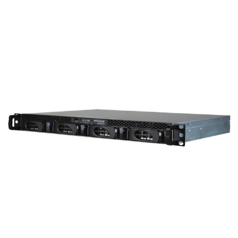 NETGEAR ReadyNAS 2304 NAS Rack (1 U) Intel® Celeron® 2 Go 24 To HDD ReadyNAS OS Noir