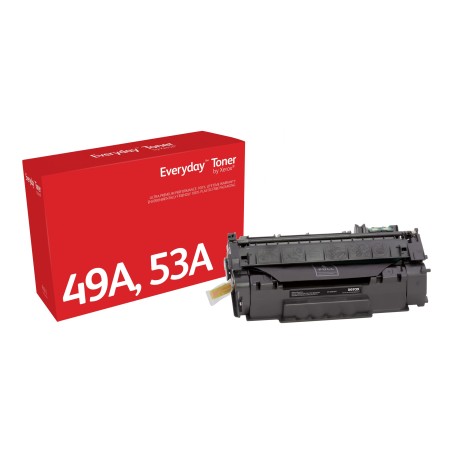 Toner Everyday™ Noir de Xerox compatible avec HP 49A 53A (Q5949A Q7553A), Capacité standard