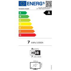 Verbatim Moniteur portable à écran tactile Light 14"