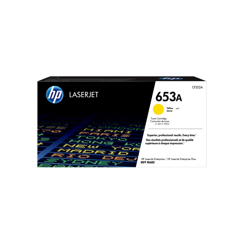 HP 653A toner jaune authentique LaserJet HP 653A toner jaune authentique LaserJet