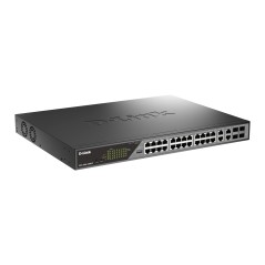 D-Link DSS-200G-28MPP commutateur réseau Géré L2 Gigabit Ethernet (10 100 1000) Connexion Ethernet, supportant l'alimentation