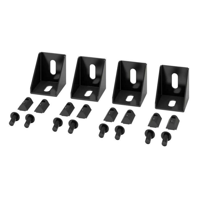 APC Confinement NetShelter - Raccord en angle droit - lot de 4 -noir - Professionnels