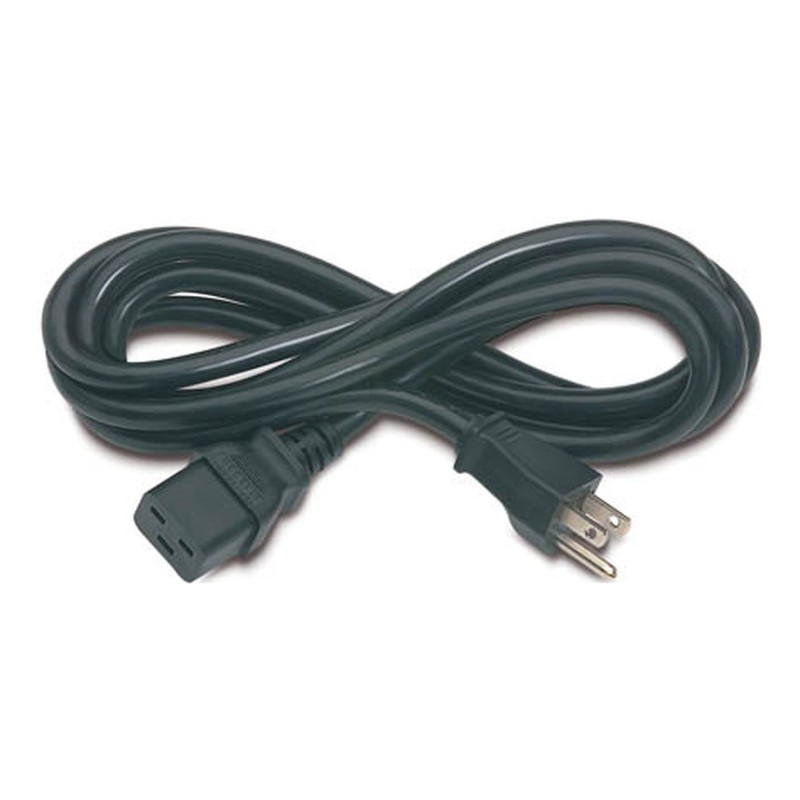 APC Pwr Cord, 15A, 100-120V, C19 to 5-15 Noir 2,5 m APC Pwr Cord, 15A, 100-120V, C19 to 5-15 Noir 2,5 m