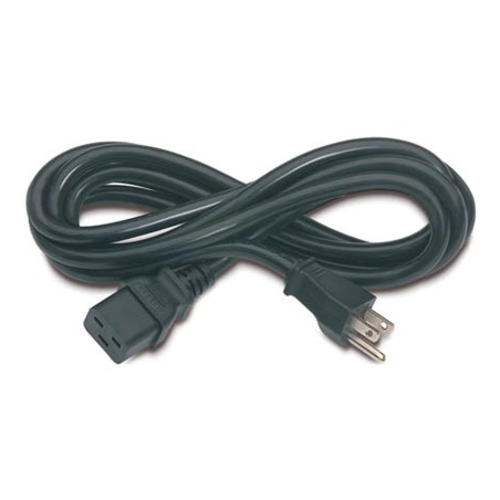 APC Pwr Cord, 15A, 100-120V, C19 to 5-15 Noir 2,5 m