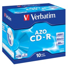 Verbatim CD-R AZO Crystal 700 Mo 52x 10 pièce(s)