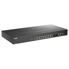 D-Link DMS-1250-12TP/E commutateur réseau Géré 2.5G Ethernet (100/1000/2500) Connexion Ethernet, supportant l'alimentation via