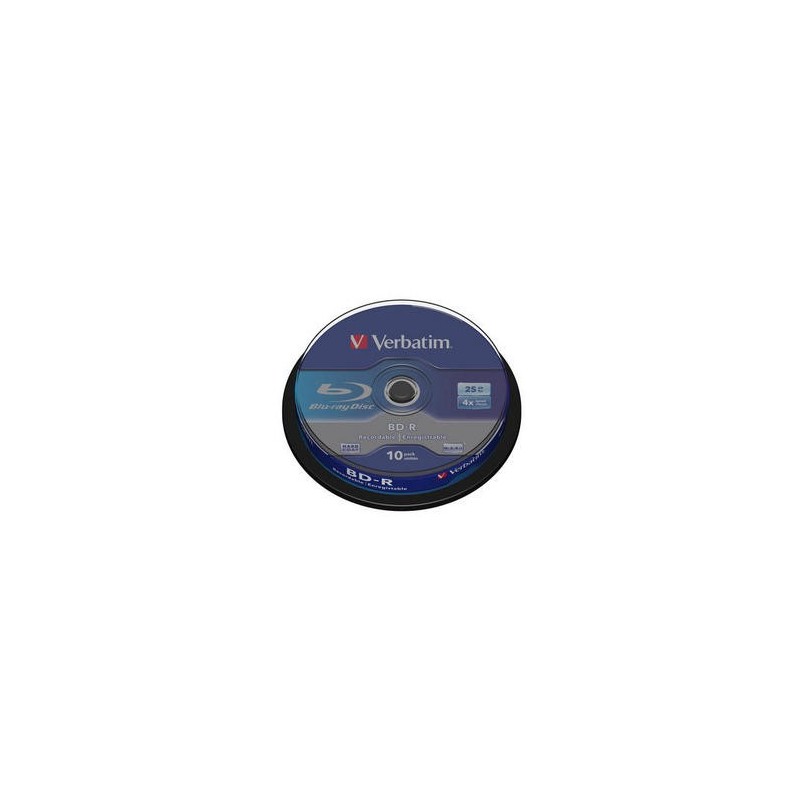Verbatim BD-R SL 25GB 4x 10 Pack Spindle 25 Go 10 pièce(s)