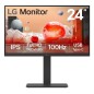 LG 24BA650 écran plat de PC 60,5 cm (23.8") 1920 x 1080 pixels Full HD LED Noir
