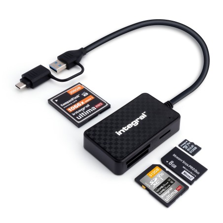 Integral INCRMULTI3.2ACR lecteur de carte mémoire