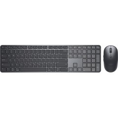 DELL Pro 7 Slim KM726 clavier Souris incluse maison bureau RF sans fil + Bluetooth QWERTY US International Noir