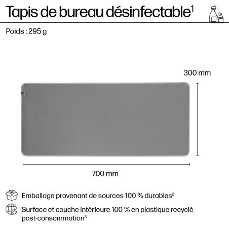 HP Tapis de bureau désinfectable 200