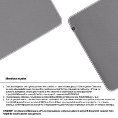 HP Tapis de bureau désinfectable 200