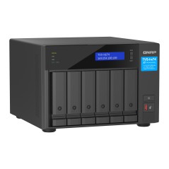 QNAP TVS-H674 NAS Tower Intel® Core™ i5 i5-12400 32 Go DDR4 0 To QuTS hero Noir