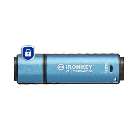 Kingston Technology IronKey 128Go Vault Privacy 50 chiffrée AES-256, FIPS 197