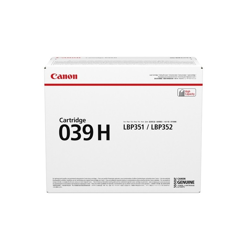 Canon 039H Cartouche de toner 1 pièce(s) Original Noir