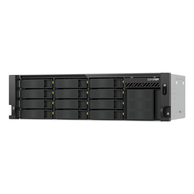 QNAP TS-H1655XEU-RP Serveur de stockage Rack (3 U) Intel Atom® C5125 8 Go DDR4 0 To QuTS hero Noir, Gris QNAP TS-H1655XEU-RP Serveur de stockage Rack (3 U) Intel Atom® C5125 8 Go DDR4 0 To QuTS hero Noir, Gris