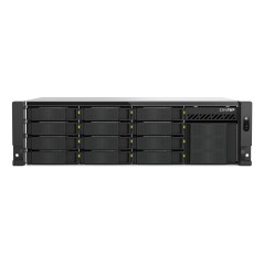 QNAP TS-H1655XEU-RP Serveur de stockage Rack (3 U) Intel Atom® C5125 8 Go DDR4 0 To QuTS hero Noir, Gris