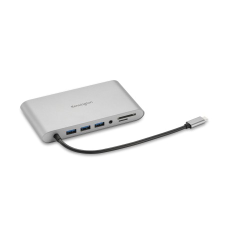 Kensington UH1440P Station d’accueil mobile USB-C 5 Gbits s sans pilote avec double sortie vidéo – DP HDMI VGA