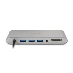 Kensington UH1440P Station d’accueil mobile USB-C 5 Gbits s sans pilote avec double sortie vidéo – DP HDMI VGA
