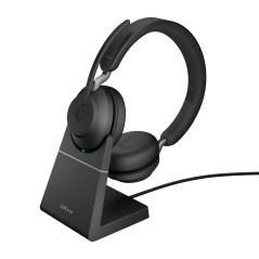 Jabra Evolve2 65 Casque Sans fil Arceau Bureau Centre d'appels USB Type-A Bluetooth Socle de chargement