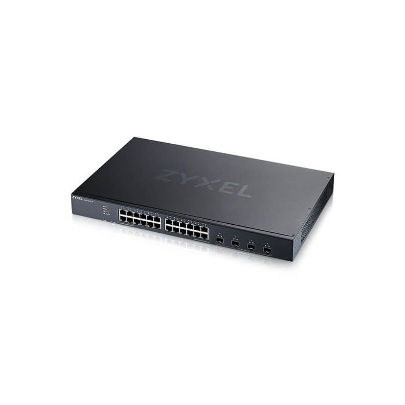 Zyxel XGS1935-28-EU0101F commutateur réseau Géré L2+/L3 Gigabit Ethernet (10/100/1000) 1U Noir Zyxel XGS1935-28-EU0101F commutateur réseau Géré L2+/L3 Gigabit Ethernet (10/100/1000) 1U Noir