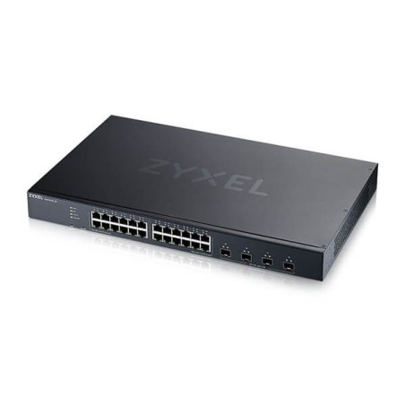 Zyxel XGS1935-28-EU0101F commutateur réseau Géré L2+ L3 Gigabit Ethernet (10 100 1000) 1U Noir