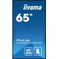 iiyama LH6560UHS-B2AG Écran d'affichage dynamique Carte A numérique 163,8 cm (64.5") LED Wifi 500 cd/m² 4K Ultra HD Noir iiyama LH6560UHS-B2AG Écran d'affichage dynamique Carte A numérique 163,8 cm (64.5") LED Wifi 500 cd/m² 4K Ultra HD Noir