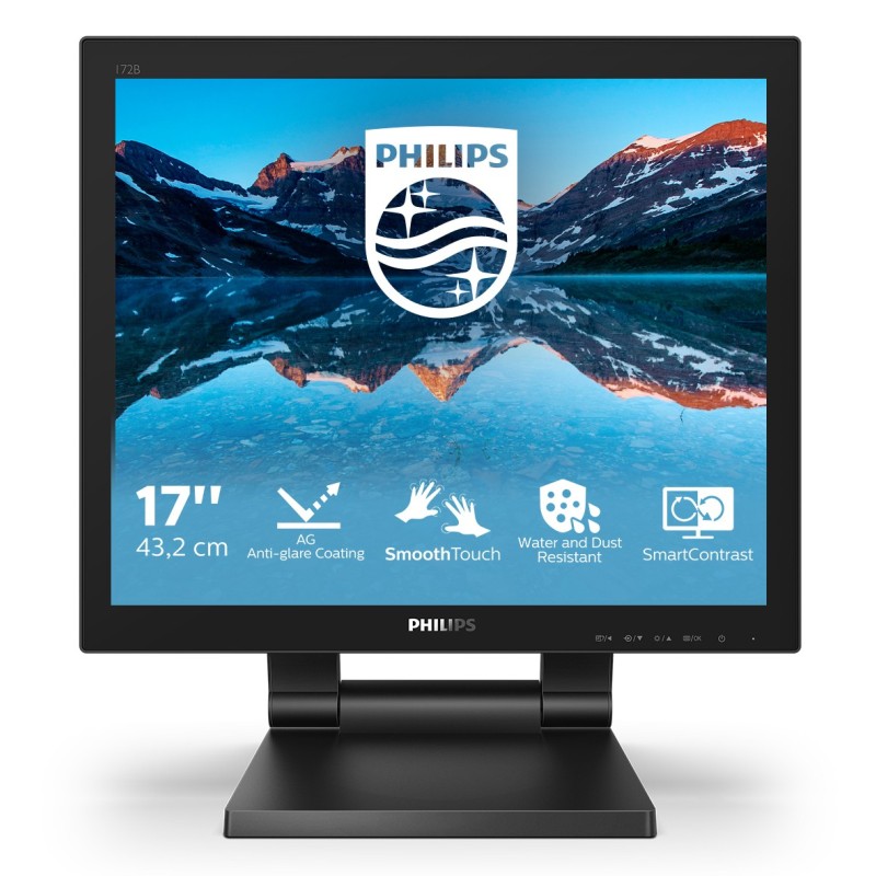 Philips 172B9TL/00 écran plat de PC 43,2 cm (17") 1280 x 1024 pixels Full HD LCD Écran tactile Noir Philips 172B9TL/00 écran plat de PC 43,2 cm (17") 1280 x 1024 pixels Full HD LCD Écran tactile Noir