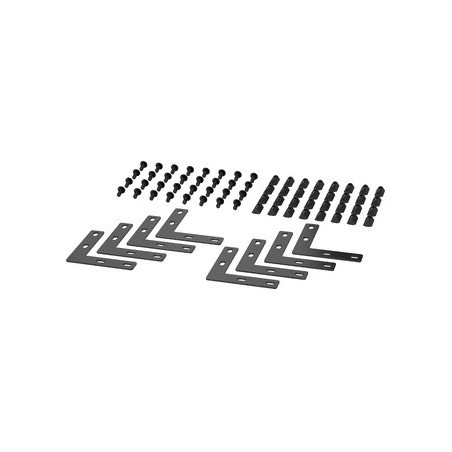 APC Confinement NetShelter - Raccord en L - lot de 8 - noir - Professionnels