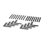 APC Confinement NetShelter - Raccord en L - lot de 8 - noir - Professionnels APC Confinement NetShelter - Raccord en L - lot de 8 - noir - Professionnels
