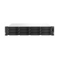 QNAP TS-1264U-RP NAS Rack (2 U) Intel® Celeron® 8 Go DDR4 0 To QNAP QTS Aluminium, Noir