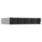QNAP TS-1264U-RP NAS Rack (2 U) Intel® Celeron® 8 Go DDR4 0 To QNAP QTS Aluminium, Noir