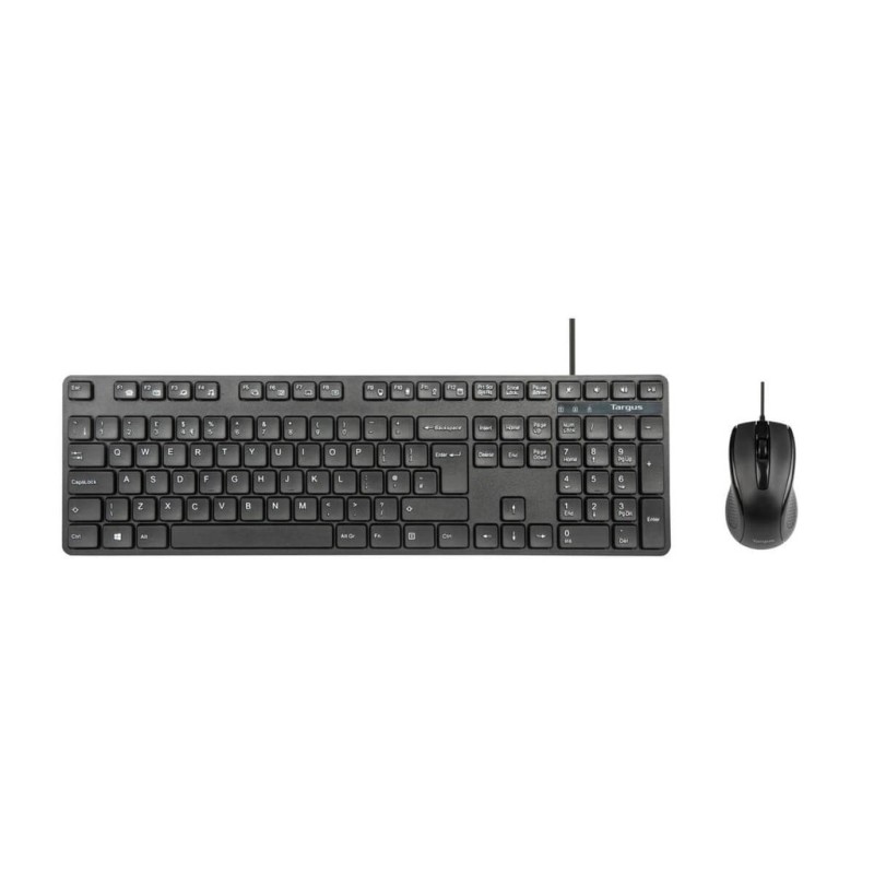 Targus AKM622FR clavier Souris incluse Universel USB AZERTY Français Noir Targus AKM622FR clavier Souris incluse Universel USB AZERTY Français Noir