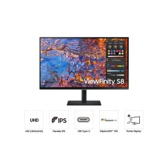 Samsung LS27B800PXU écran plat de PC 68,6 cm (27") 3840 x 2160 pixels 4K Ultra HD LCD Noir