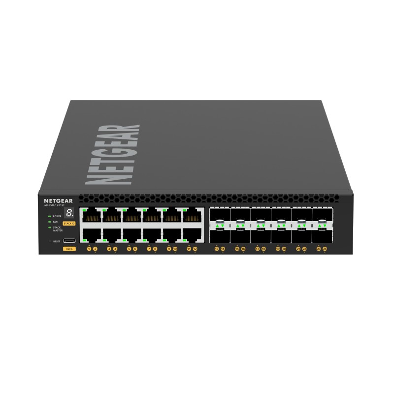 NETGEAR XSM4324 Géré L3 10G Ethernet (100/1000/10000) 1U Noir