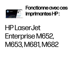 HP 655A Toner noir LaserJet authentique