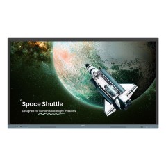BenQ RE6504 Écran plat interactif 165,1 cm (65") 450 cd m² 4K Ultra HD Noir, Gris Écran tactile Intégré dans le processeur
