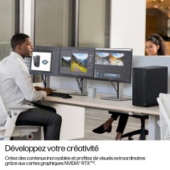 HP EliteDesk 8 Tower G1i AI Wolf Pro Security Edition Intel Core Ultra 7 265 32 Go DDR5-SDRAM 1 To SSD Windows 11 Pro PC AI PC
