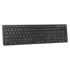 Targus EcoSmart AKB873UK clavier Universel RF sans fil + Bluetooth QWERTY Anglais britannique Noir