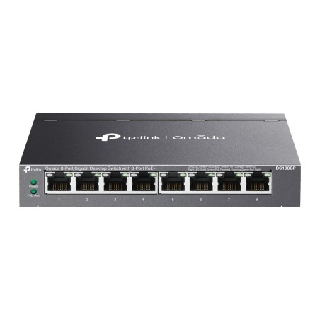 TP-Link Omada DS108GP commutateur réseau Non-géré Gigabit Ethernet (10 100 1000) Connexion Ethernet, supportant l'alimentation
