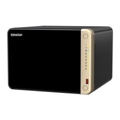 QNAP TS-664 NAS Tower Intel® Celeron® N5095 8 Go DDR4 0 To QNAP QTS Noir, Bronze