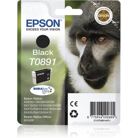 Epson Monkey Encre noire DURABrite Ultra Singe T0891