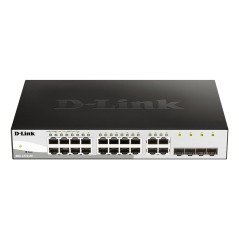 D-Link DGS-1210-20 Géré L2 Gigabit Ethernet (10 100 1000) 1U Noir