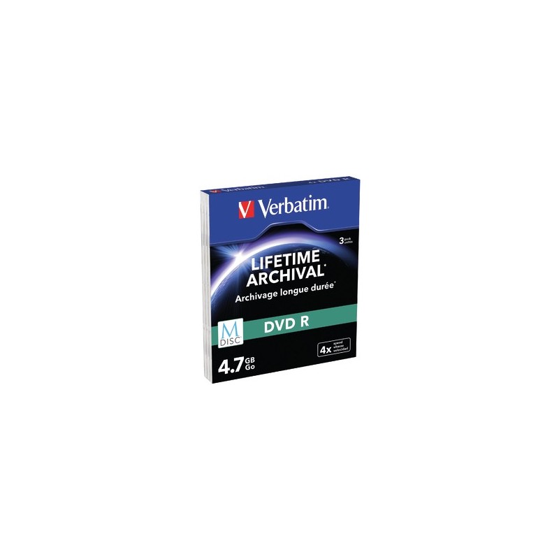 Verbatim 4.7GB DVD-R 4,7 Go 3 pièce(s)