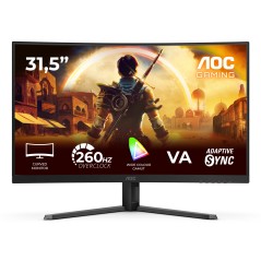 AOC G4 C32G42ZE écran plat de PC 80 cm (31.5") 1920 x 1080 pixels Full HD LED Noir, Rouge