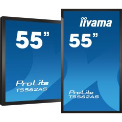 iiyama T5562AS-B1 Écran d'affichage dynamique Écran plat interactif 138,7 cm (54.6") VA 500 cd m² 4K Ultra HD Noir Écran