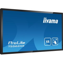 iiyama T5562AS-B1 Écran d'affichage dynamique Écran plat interactif 138,7 cm (54.6") VA 500 cd m² 4K Ultra HD Noir Écran