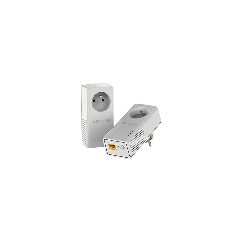 NETGEAR PLP1000-100FRS Adaptateur réseau CPL 1000 Mbit/s Ethernet/LAN Blanc 2 pièce(s) NETGEAR PLP1000-100FRS Adaptateur réseau CPL 1000 Mbit/s Ethernet/LAN Blanc 2 pièce(s)