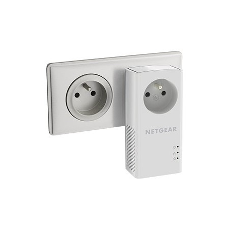 NETGEAR PLP1000-100FRS Adaptateur réseau CPL 1000 Mbit/s Ethernet/LAN Blanc 2 pièce(s)