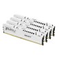 Kingston Technology FURY Beast 64 Go 6000 MT/s DDR5 CL40 DIMM (Kits de 4) White XMP